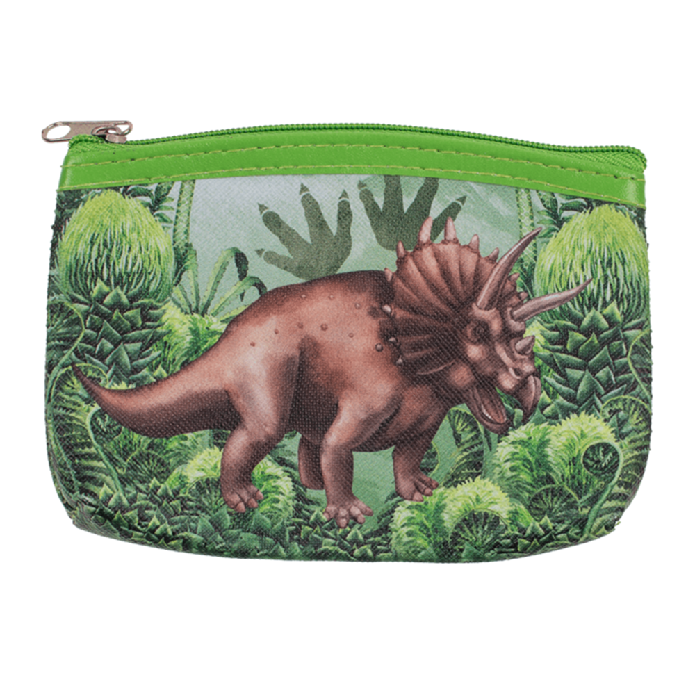 Dsp-Geldbörse Dinosaurier. 4 Sortiment. 24