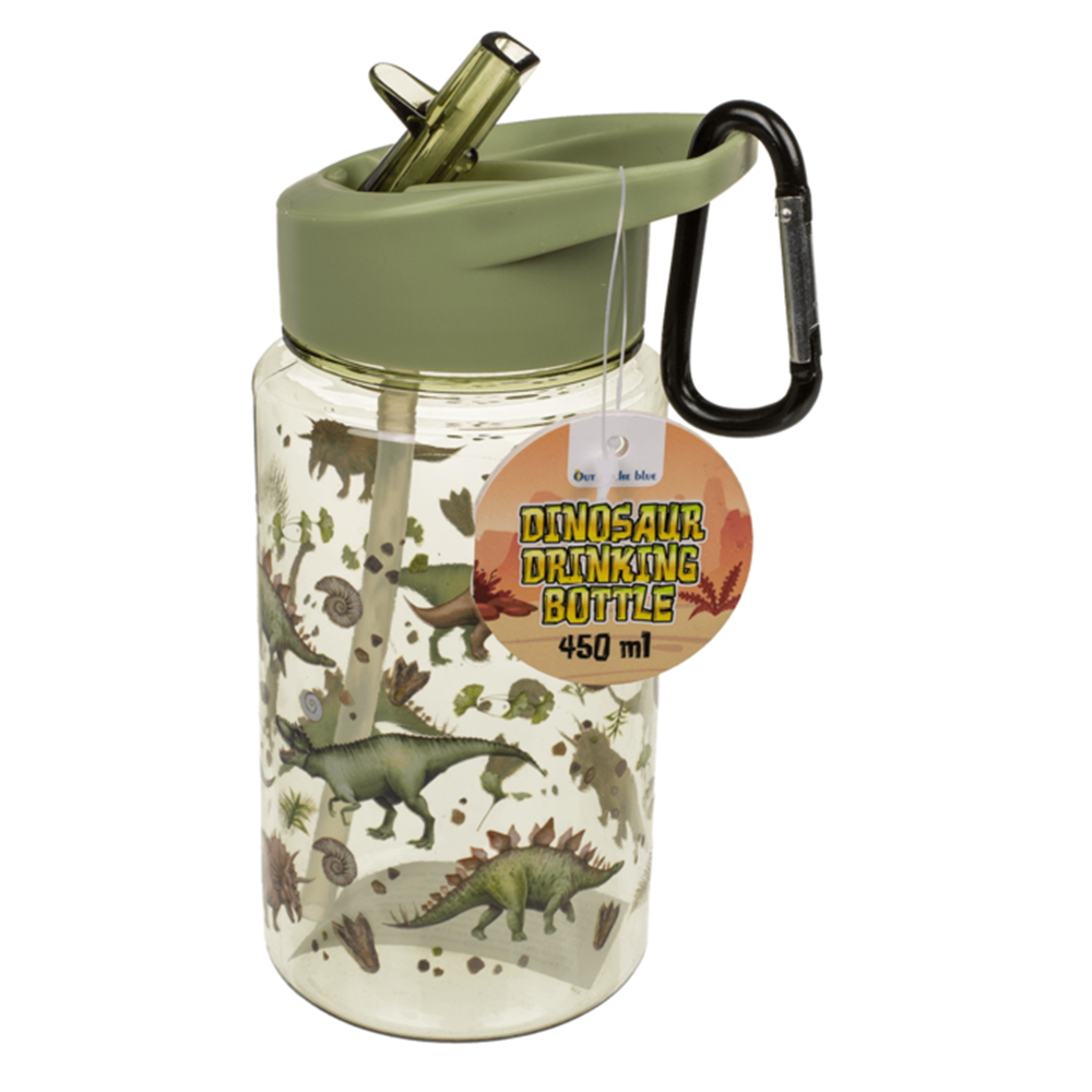 Abi Trinkflasche, Dinosaurier mit Strohhalm. 450 ml