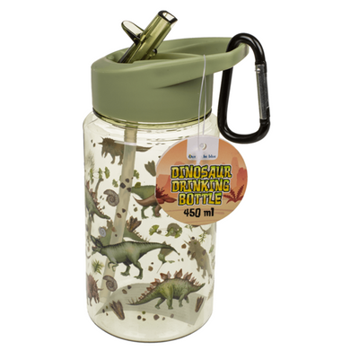 Abi Trinkflasche, Dinosaurier mit Strohhalm. 450 ml