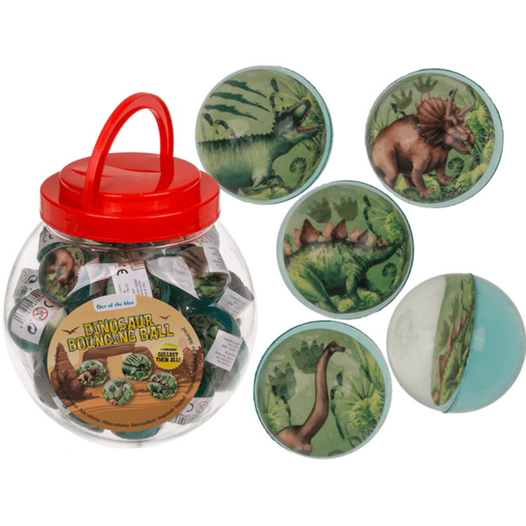 DSP-Hüpfbälle Dinosaurier. 36 Stück