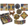 Dsp Holzpuzzle, 8-fach sortiert in Box.