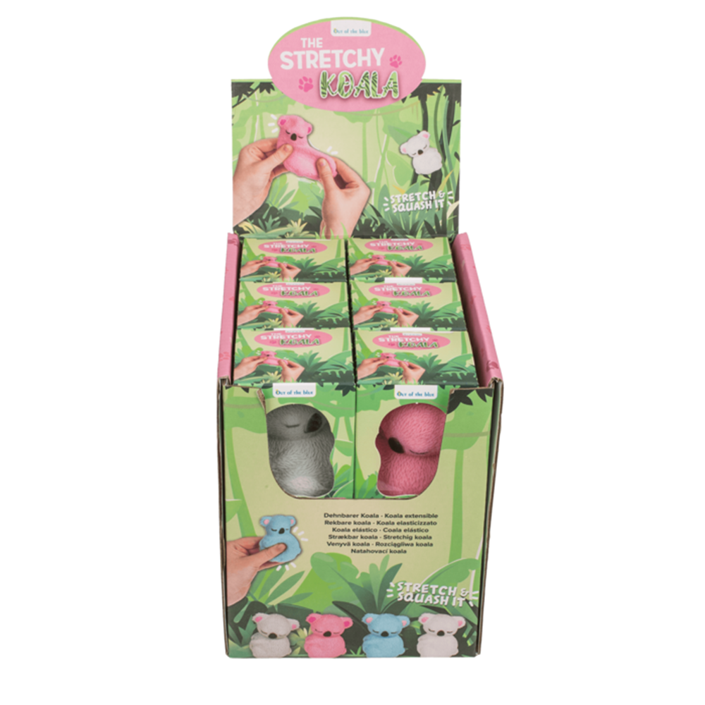 Dsp Stretch-Koala, 7,5 cm. 4 Farben. 12