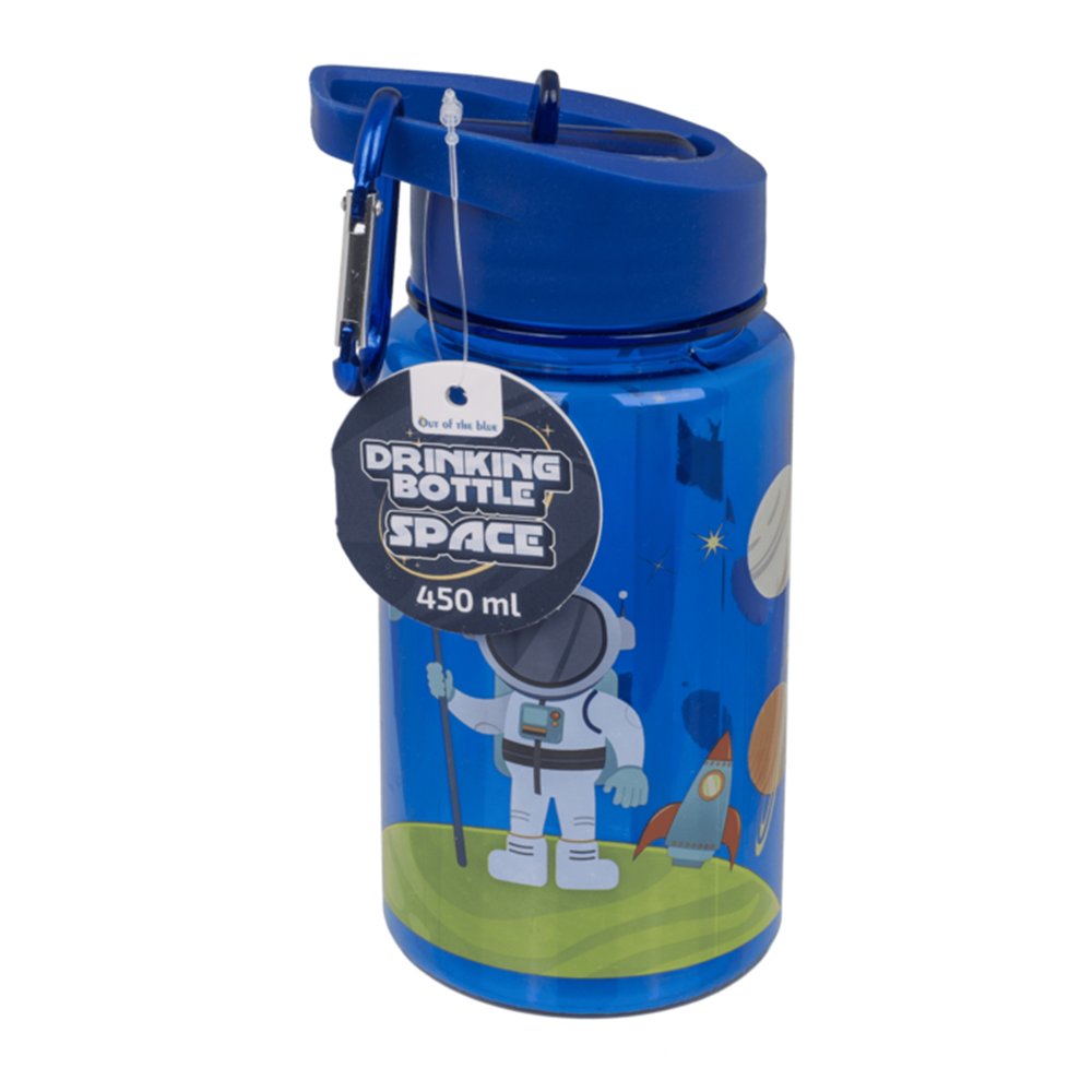 Abi-Trinkflasche, Platz mit Strohhalm. 450 ml