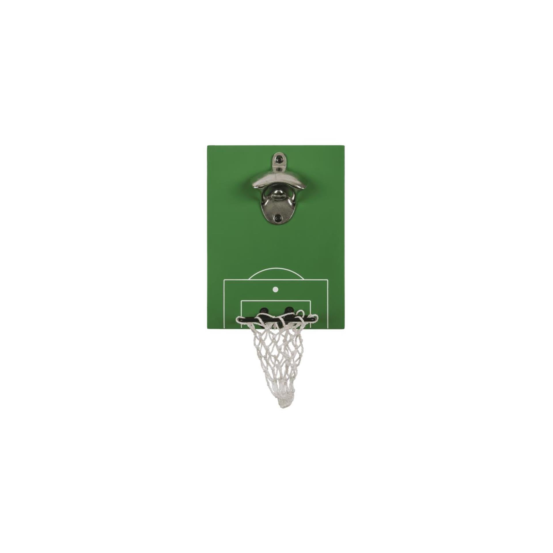Ootb Flaschenöffner Fußballplatz mit Tor 20x15cm