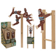 Dsp schwingender Affe aus Holz. 7x2,2x23 c