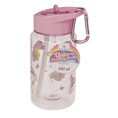 Abi Trinkflasche, Einhorn mit Strohhalm. 450 ml