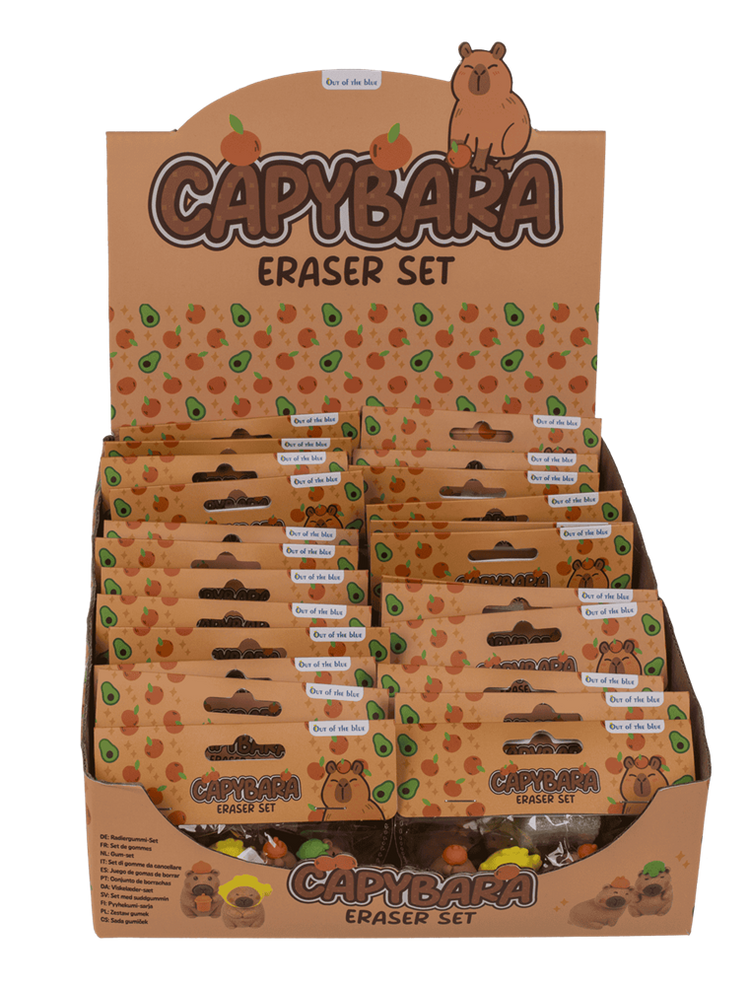DSP-Radiergummis Capybara. 4 Achsen 24 Stück in
