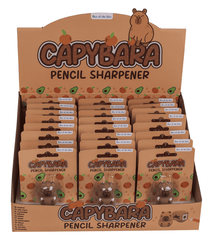 DSP Bleistiftspitzer Capybara im Blister.