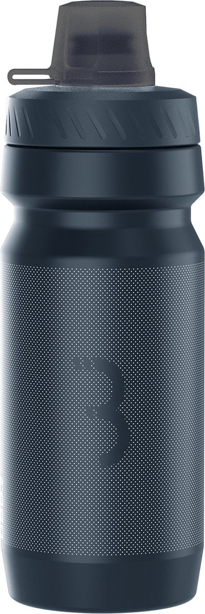 BBB Cycling Car Tank Mudcap Autoclose Trinkflasche Rennrad – Trinkflasche Fahrrad – Trinkflasche Radfahren MTB – Trinkflasche 550 ml – Schwarz – BWB-12