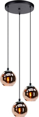 Eglo Centara Hängelampe – E27 – ø 42,5 cm – Kupferglas