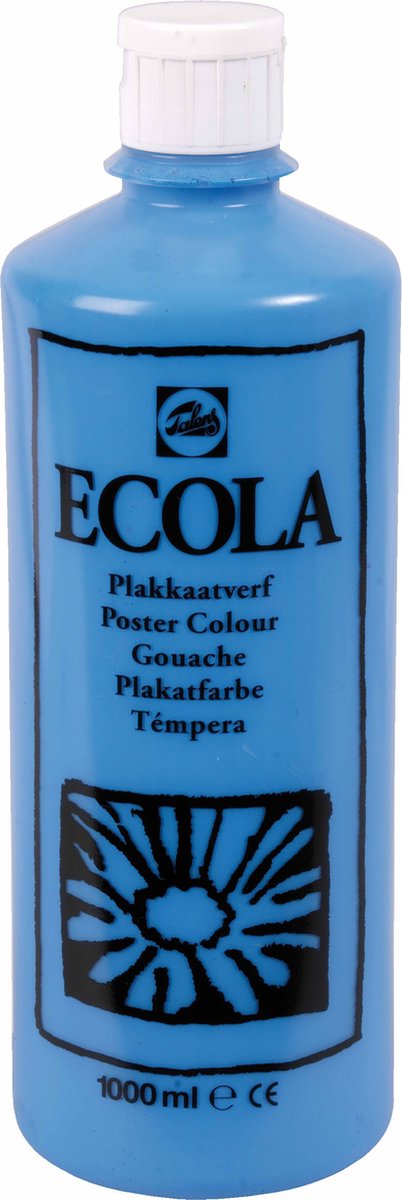 Talens Ecola Gouache 501 Hellblau (Cyan), 1000 ml