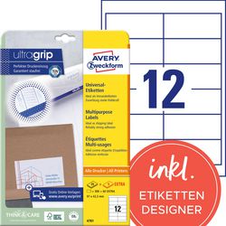 Multifunktionsetiketten avery quickpeel™ 300 Stück