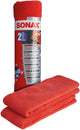 Sonax -Mikrofaser -Stoff außerhalb von PCKG. 2 Stücke
