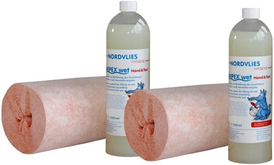Nordvlies Hand+Tool Refill Pack 4 Ro A 120 Tücher