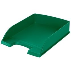 Briefkörbe Standard Leits Plus 5227 Polystyrol A4 34x24,5x5,8cm grün