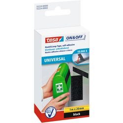 Quantor -Velcro -Tesa auf selbstadhäsivem Schwarz