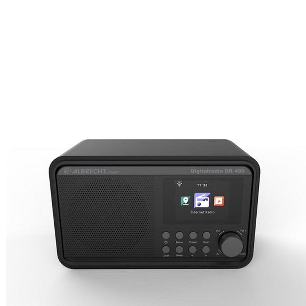 Basis Albrecht 490 DAB+ Hybrideradio Schwarz