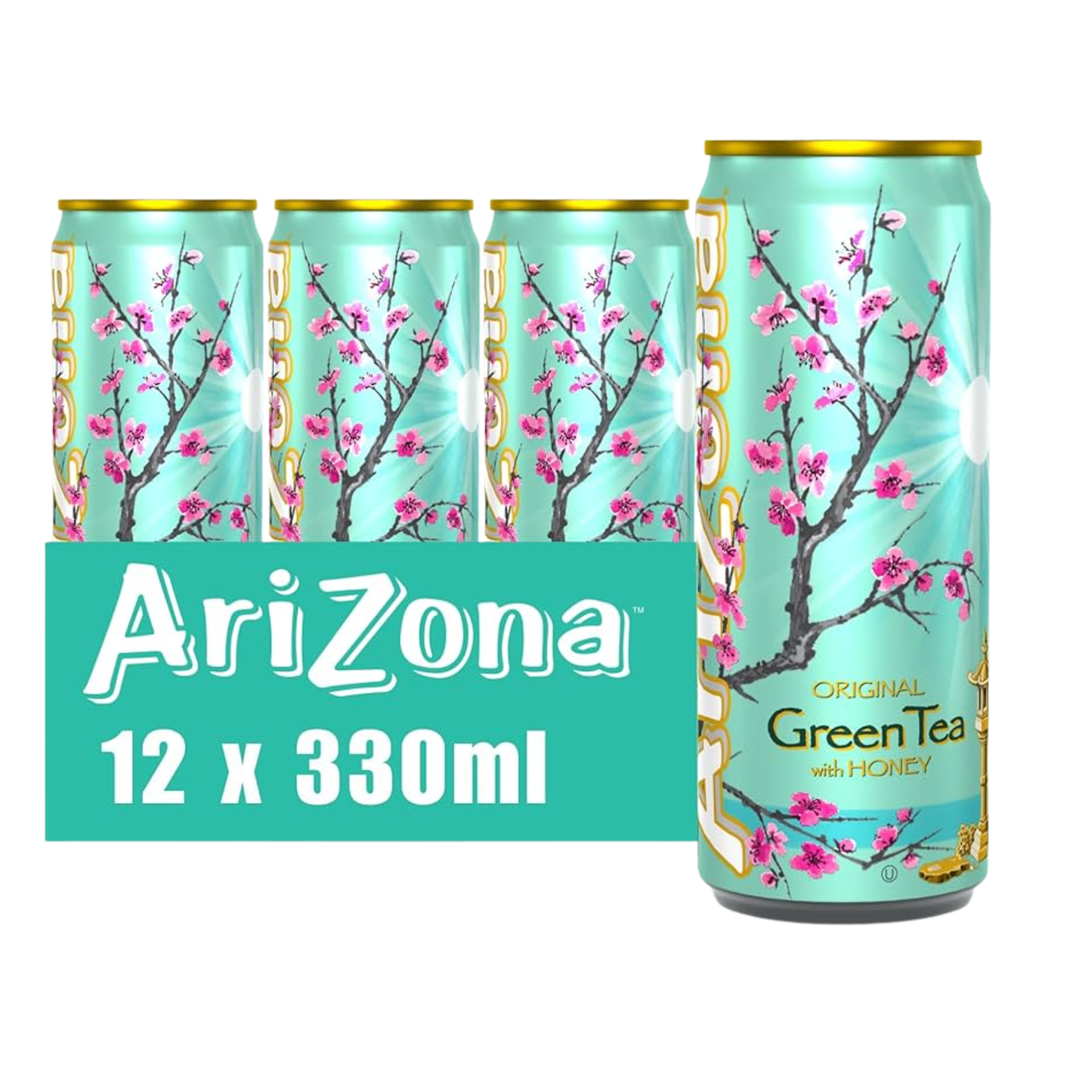 Arizona original grüner Tee mit Honig Dose (12x 33cl)