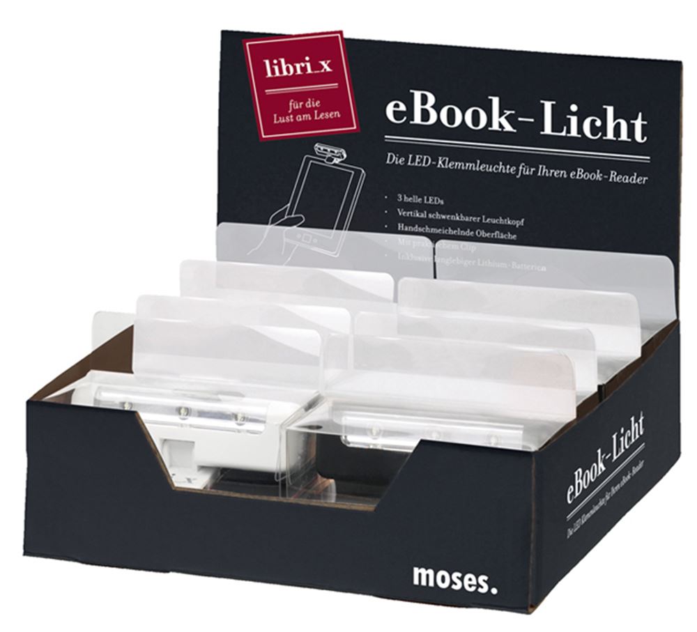 DSP Libri Leselampe E-Book 2 sortiert (8 Stück)
