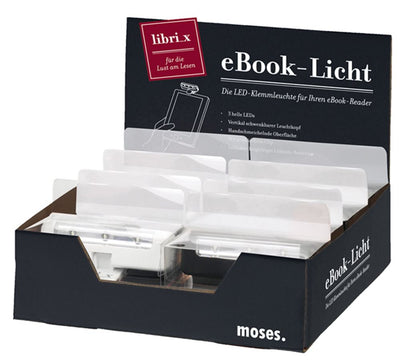 DSP Libri Leselampe E-Book 2 sortiert (8 Stück)