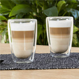 Hi Hi 2-stufige Glas-Set Latte Macchiato 400 ml transparent - afbeelding 1