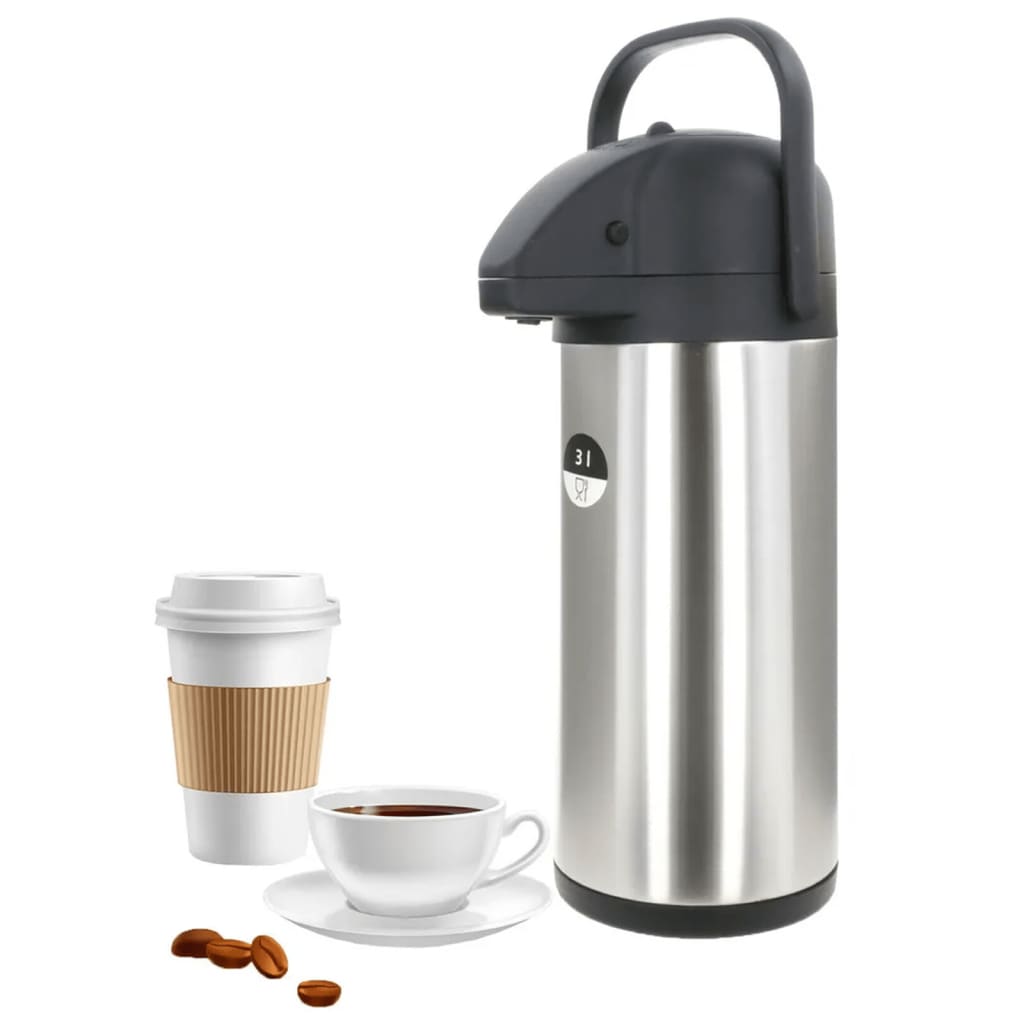 Hallo Hi Thermoskan mit Pumpe 3 l