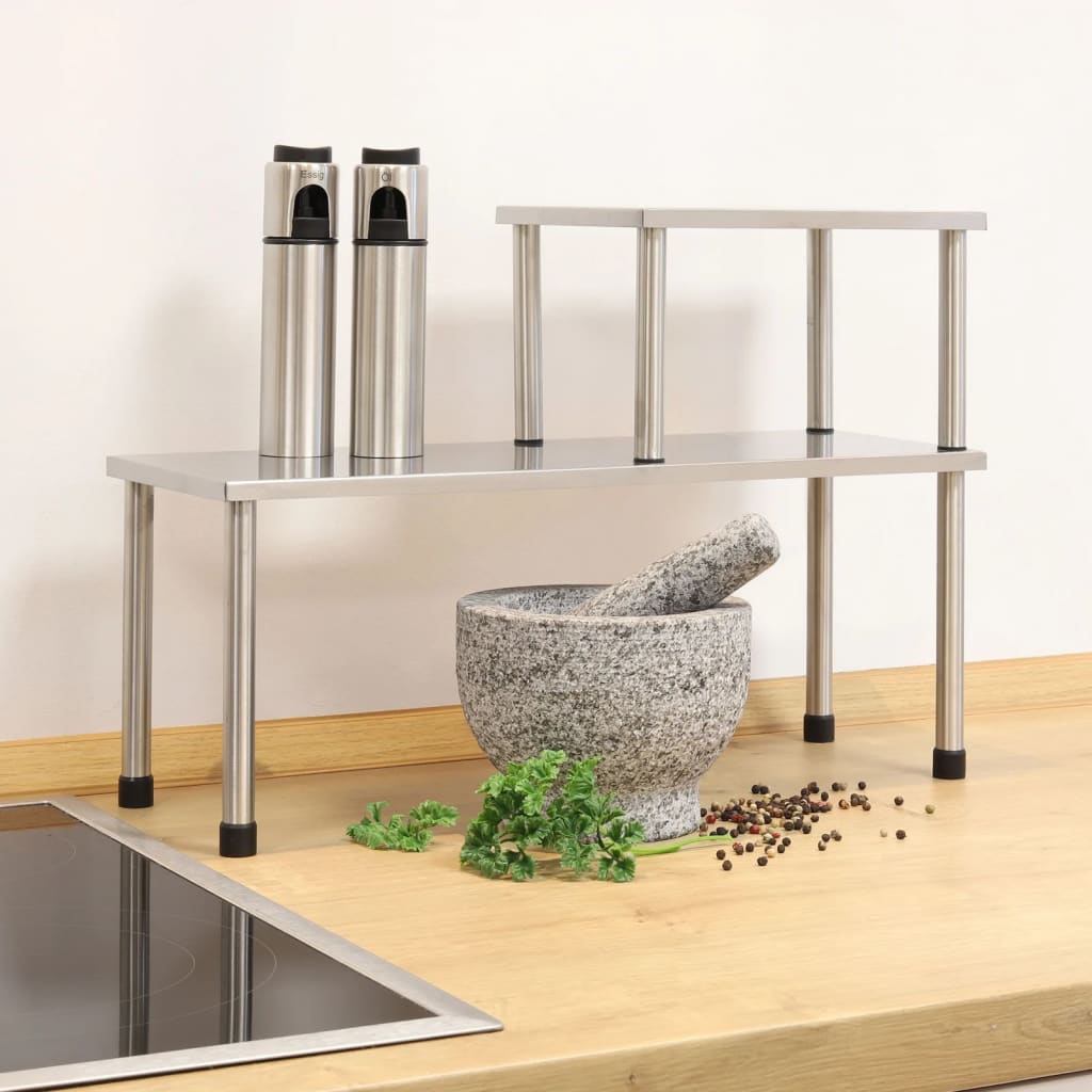 Hi Hi Kitchen Rack 2 Regale silberfarben