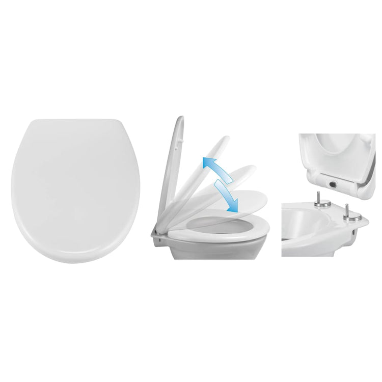 Hallo Hallo Toilettengläser mit schneller Freisetzung und weicher Schließen