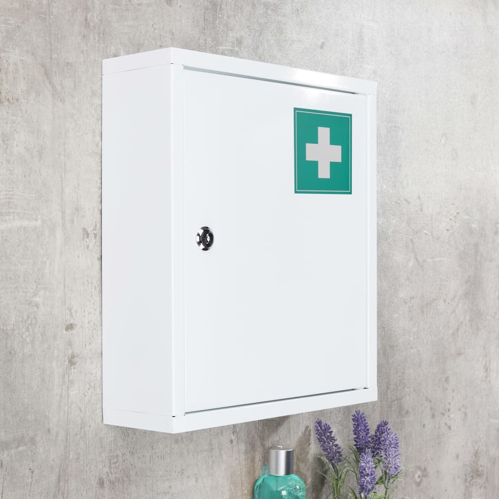 Hi Hi Medicine Cabinet 31.5x10x36 cm Stahl
