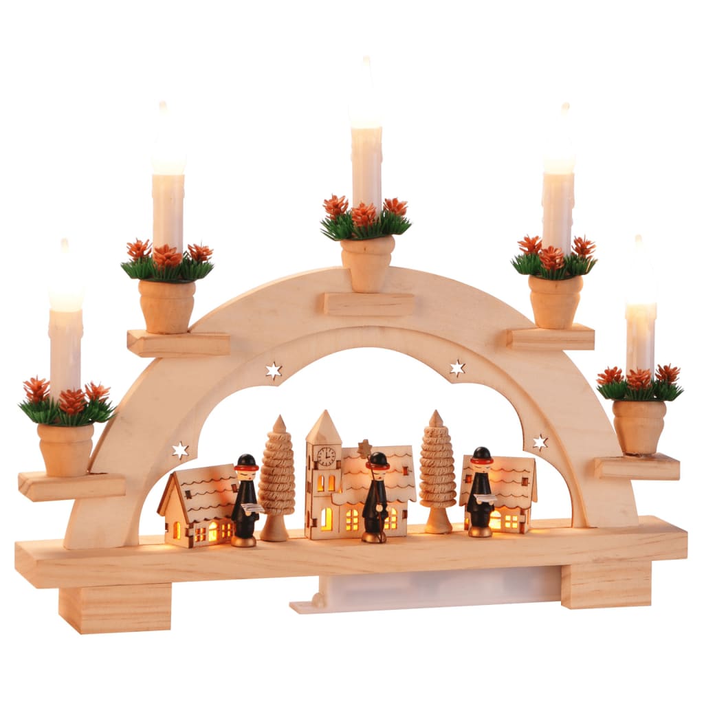 Hallo Weihnachtsbogen mit Beleuchtung