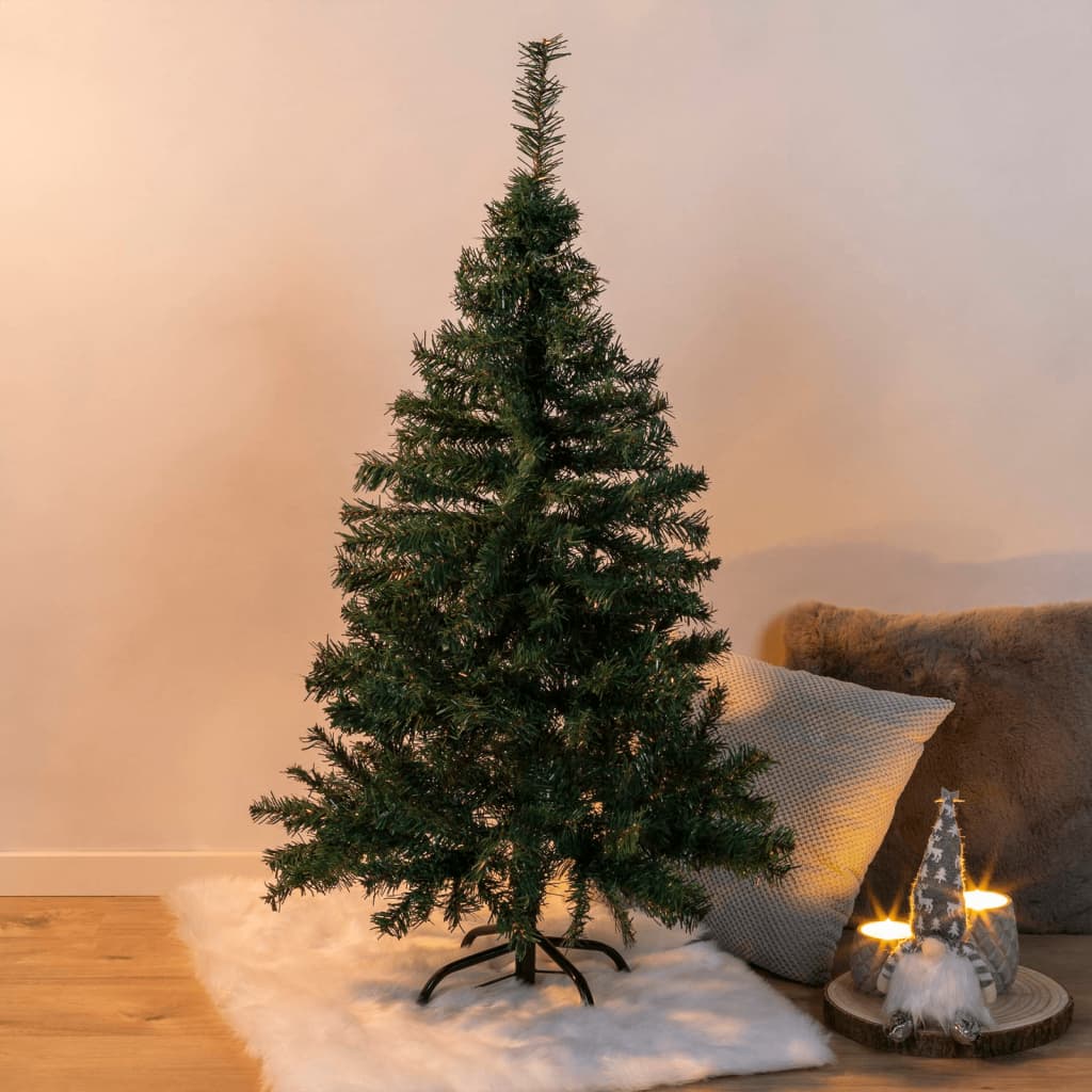 Hallo Weihnachtsbaum mit Metallstandard 120 cm Grün