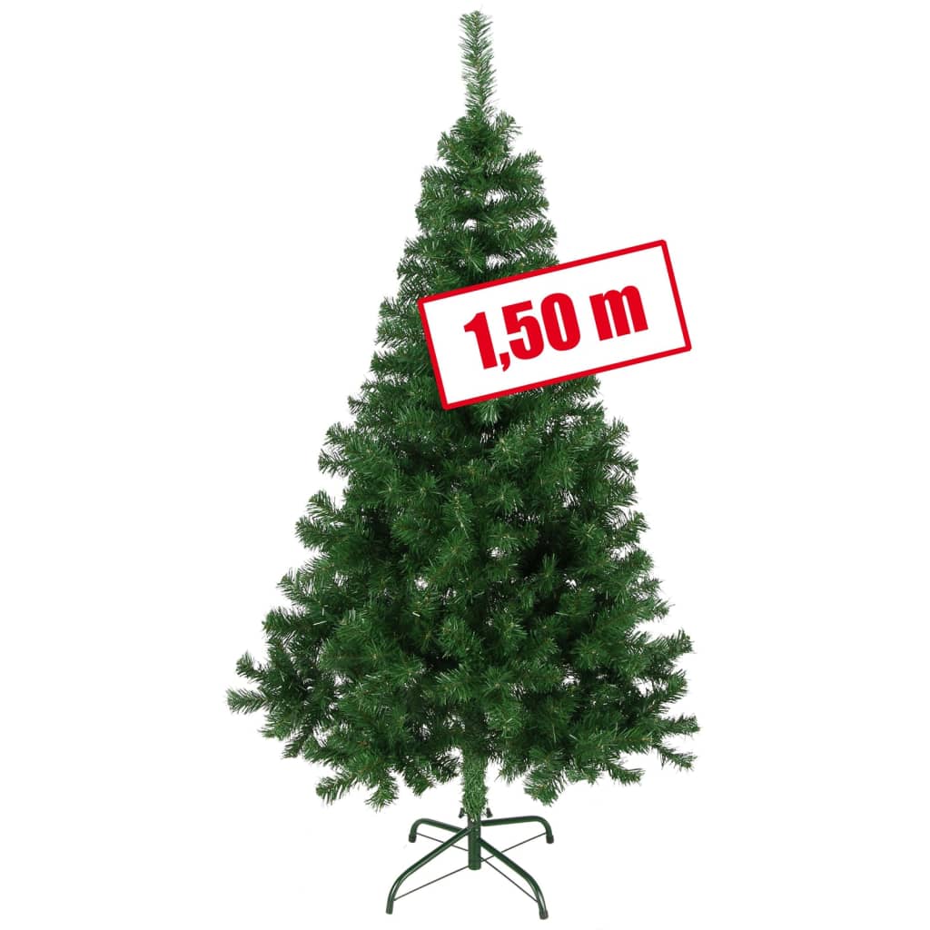 Hallo Weihnachtsbaum mit Metallstandard 150 cm Grün