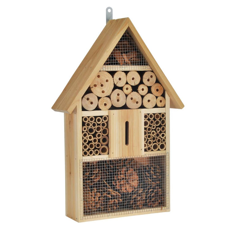 Hallo hi Insectenhotel 31x10x48 cm Holz Naturel
