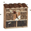 Hallo hi Insectenhotel 30x9.5x30 cm Holz Naturel