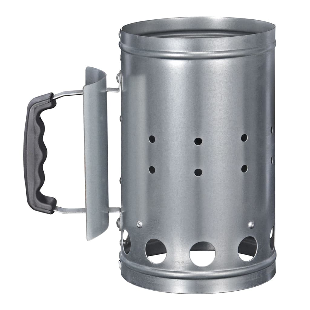 Hi hi grbecuestarter mit griff 16,5 cm silberfarben