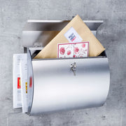 Hallo Hi Letterbox mit Zeitungshalter 38x13.3x30,4 cm Edelstahl - afbeelding 1