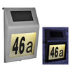 Hi hi huisnummer Lamp Solar LED