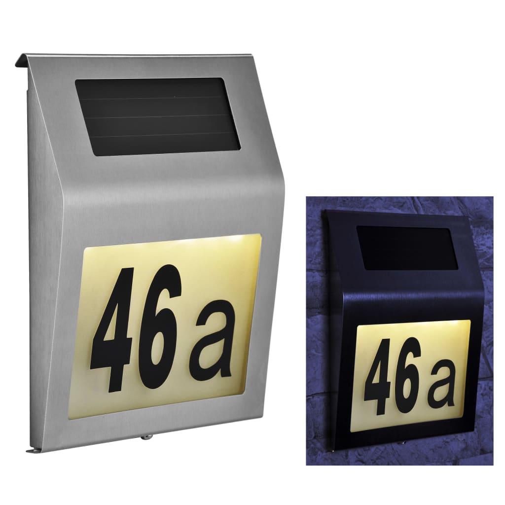 Hi hi huisnummer Lamp Solar LED