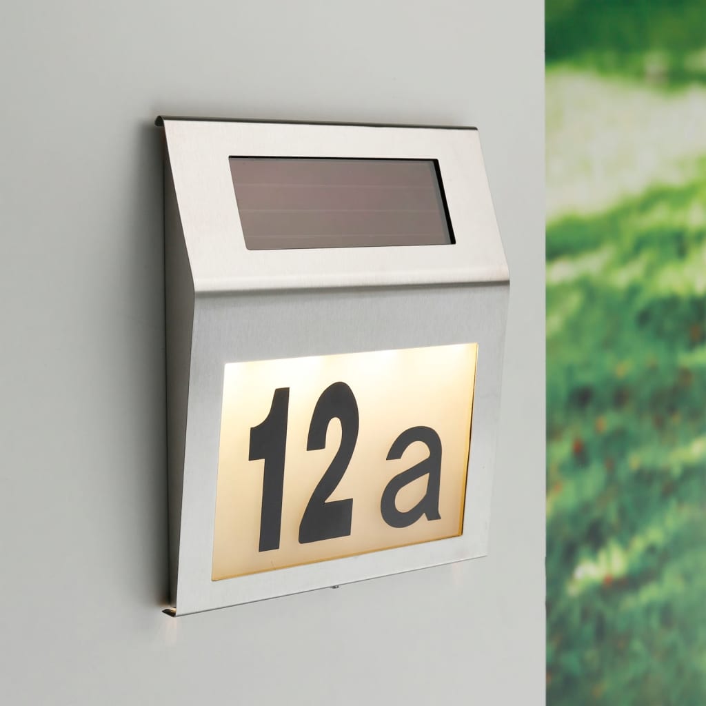 Hi hi huisnummer Lamp Solar LED