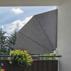 Hi hi Balkon Bildschirm 1.2x1,2 m Polyester schwarz