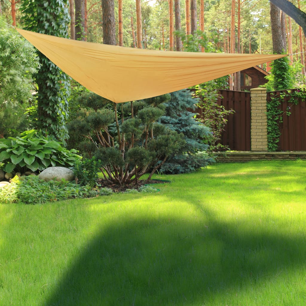 Hi hi sunchade dreieckular 3x3 m Beige