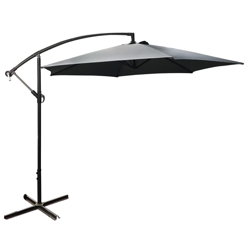 Hi hi Floating Parasol 3 m Anthrazit -gelenkt