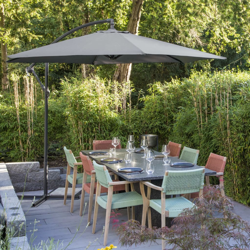 Hi hi Floating Parasol 3 m Anthrazit -gelenkt
