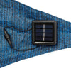 Hi hi zonnezeil mit 100 led 3x3x3 m blau