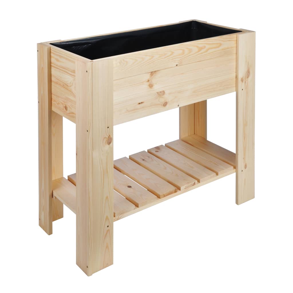 Hallo Hi -Pflanzer, das 92x41x80 cm Kiefernholz angehoben hat