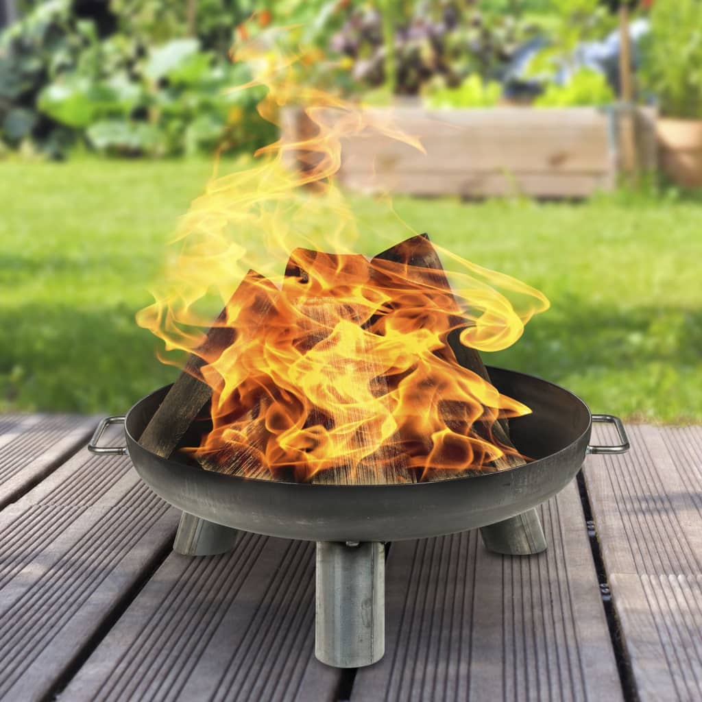 Hi hi Fire Bowl Rondo tragbar 59x36 cm grau