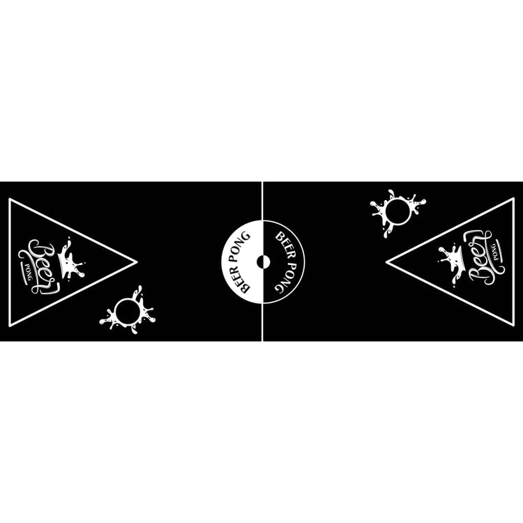 Hi hi hi Beer Pong Table zusammenklappbar und einstellbar schwarz