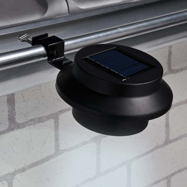 Hi hi Dach Goot Lampe Solar LED 2 ST Schwarz