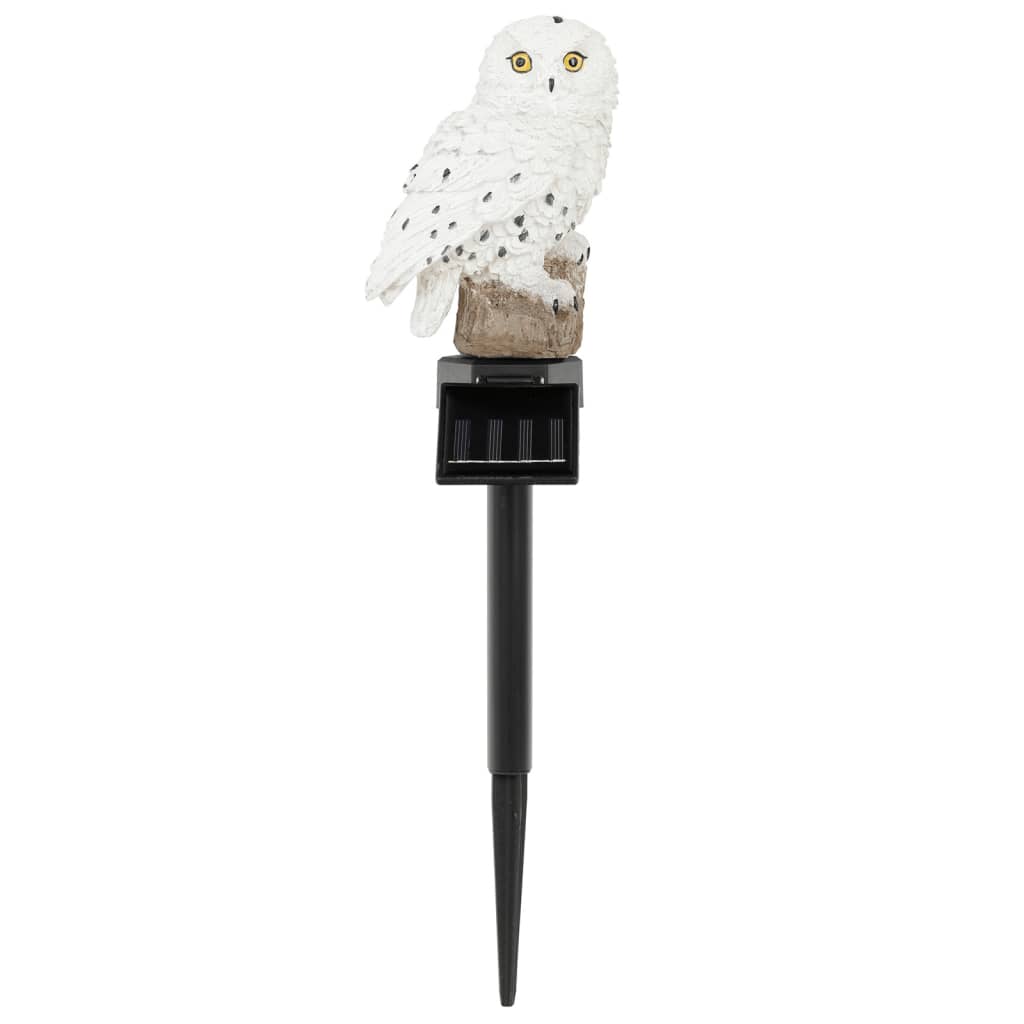 Hallo Gartenlampe Eule LED Solarweiß