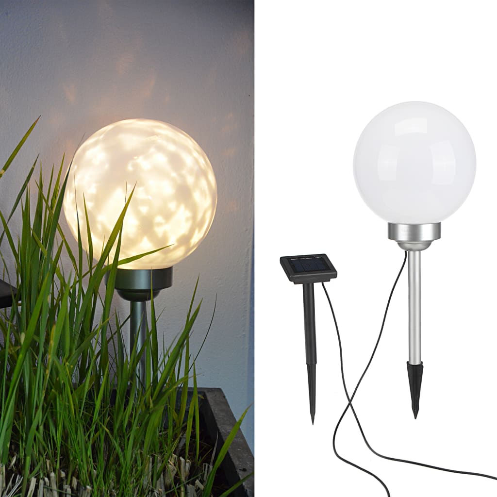 Hi hi garten leuchtung led kugel roting 20 cm